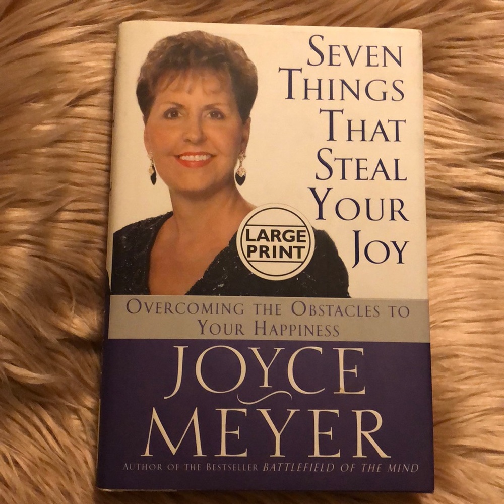 Joyce Meyer Seven Things That Steal Your Joy book